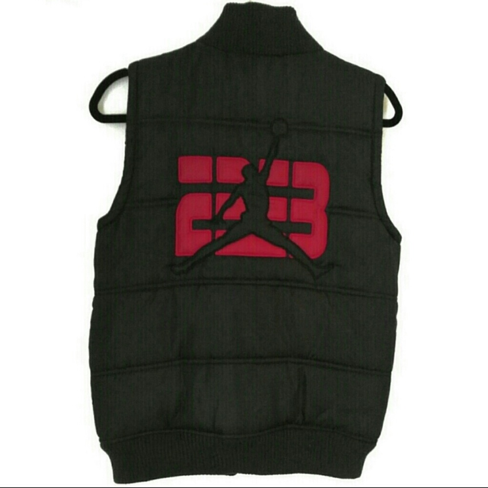 ❌SOLD❌JORDAN Jumpman Black Puffer Vest - Picture 3 of 4